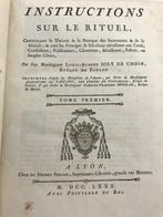 Louis-Albert de Choin - Instructions sur le rituel - 1780, Antiek en Kunst, Antiek | Boeken en Bijbels