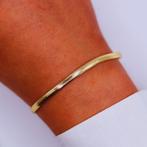 Gouden Snake Chain armband 14K, Sieraden, Tassen en Uiterlijk, Armbanden, Verzenden, Nieuw, Goud, Goud