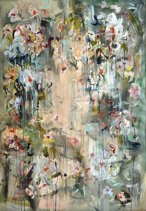 Romi Gianna - Wisper of the Flowers - XXL, Antiek en Kunst, Kunst | Schilderijen | Modern