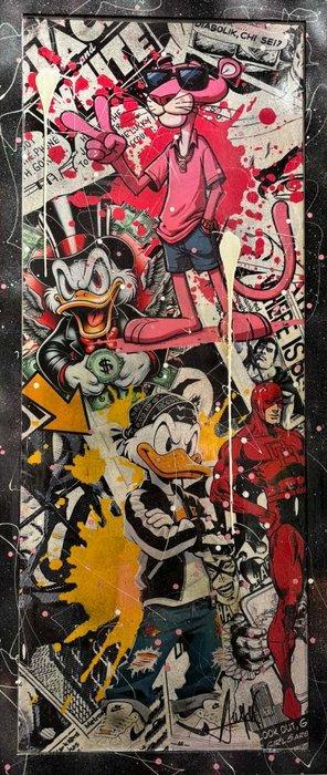 Thierry Auger (1968) - Pop style, Antiek en Kunst, Kunst | Schilderijen | Modern