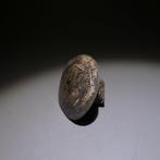 Chimu, Peru Zilver Tamba - Oorbellen. 3,5 cm D. 1100 - 1400