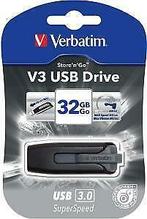 Verbatim | USB Stick | 32 GB | USB 3.0 | V3 | Store 'n' Go, Computers en Software, USB Sticks, Nieuw, Verzenden