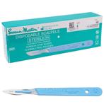 Swann Morton mesjes steriel met handvat 0523 nr 18, Verzenden, Nieuw