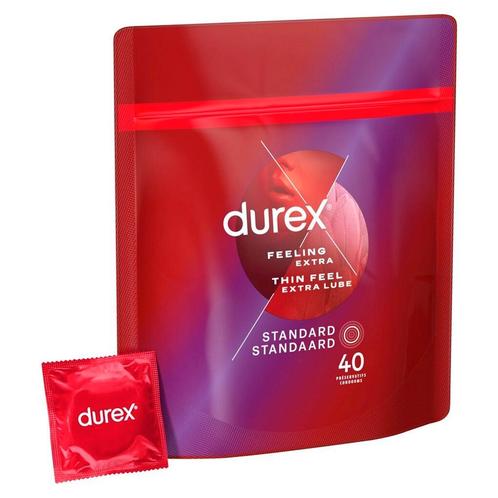 Durex Thin Feel Extra Lube Condooms, Sport en Fitness, Gezondheidsproducten en Wellness, Nieuw, Verzenden