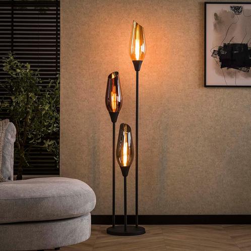 *WOONWINKEL* Vloerlamp Met Gekleurd Glas, Huis en Inrichting, Lampen | Vloerlampen, Nieuw, Verzenden