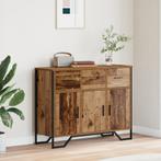 vidaXL Dressoir Oud Hout Eik 97x32,5x74,5 cm Gerecycled Hout, Verzenden, Nieuw, Overige houtsoorten, Minder dan 50 cm