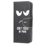 Do not touch agenda wallet case hoesje Samsung Galaxy A13