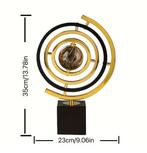 Moderne Abstracte Wereldbol Sculptuur | Metalen Decoratie, Verzenden, Nieuw in verpakking