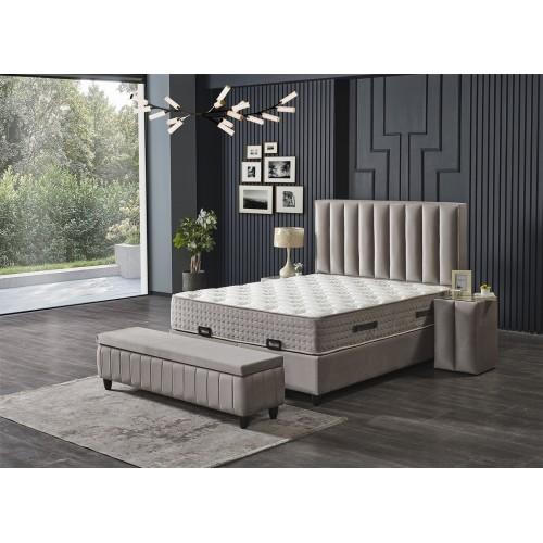 Boxspring Marina met opbergfunctie, Huis en Inrichting, Slaapkamer | Boxsprings, Nieuw, Twijfelaar, Ophalen of Verzenden