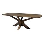 Eettafel Brix Montreaux 250cm - Bruin, Huis en Inrichting, Tafels | Eettafels, Ophalen of Verzenden, Nieuw