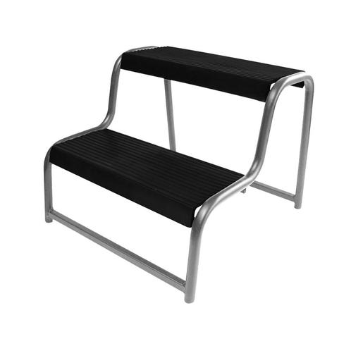 Opstapje zwart 2 treden voor cara/camper, Caravans en Kamperen, Kampeeraccessoires, Verzenden