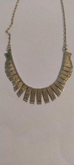 Choker halsketting - 14 karaat Geel goud - 585 gouden anker, Sieraden, Tassen en Uiterlijk, Antieke sieraden