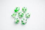 Glow Series Dice Set - Venom Stones (7 stuks) | GameGenic -, Verzenden, Nieuw