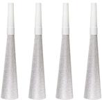 Party toeters zilver, Verzenden, Nieuw, Feestartikel