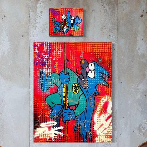 Moabit - The Itchy & Scratchy Show X Revenge of the Red Hood, Antiek en Kunst, Kunst | Schilderijen | Modern