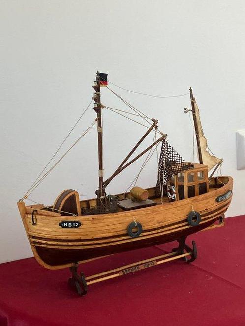 Maritieme objecten - kotter, vissersschip, garnalenkotter, Antiek en Kunst, Curiosa en Brocante