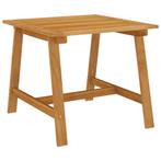 vidaXL Tuintafel 88x88x74 cm massief acaciahout, Verzenden, Nieuw, Hout