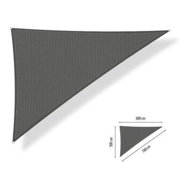 Schaduwdoek 5x6x7,8 driehoek 90 graden Cool grey beschikbaar voor biedingen