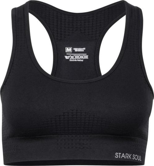 Padded Sportbeha - Racerback - Naadloos - Zwart, Kleding | Dames, Sportkleding, Verzenden