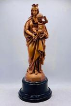 Figuur - Gran Virgen con Niño Jesús - 47 cm - Hout, Zamak, Antiek en Kunst