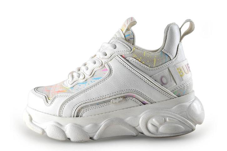 Buffalo Sneakers in maat 38 Wit, Kleding | Dames, Schoenen, Wit, Zo goed als nieuw, Sneakers of Gympen, Verzenden