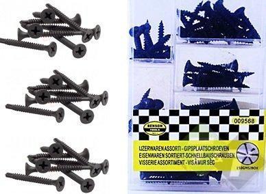 Gipsplaat Schroeven Assortiment - Kruiskop Schroeven - Benso, Auto diversen, Autogereedschap, Nieuw, Ophalen of Verzenden