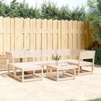 vidaXL 6-delige Loungeset massief grenenhout, Verzenden, Nieuw, 6 zitplaatsen, Loungeset