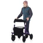 LIVSK Opvouwbare Rollator - 24 cm All-Terrain Wielen - Verst, Verzenden, Nieuw