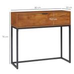 TRUUSK Industriële Console Tafel Bijzettafel Dressoir 1 Lade, Verzenden, Nieuw