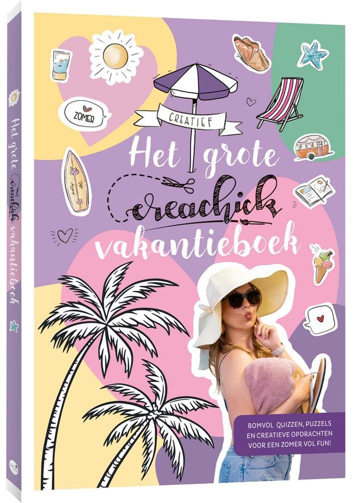Boek: Het grote CreaChick vakantieboek - (als nieuw), Boeken, Overige Boeken, Zo goed als nieuw, Verzenden