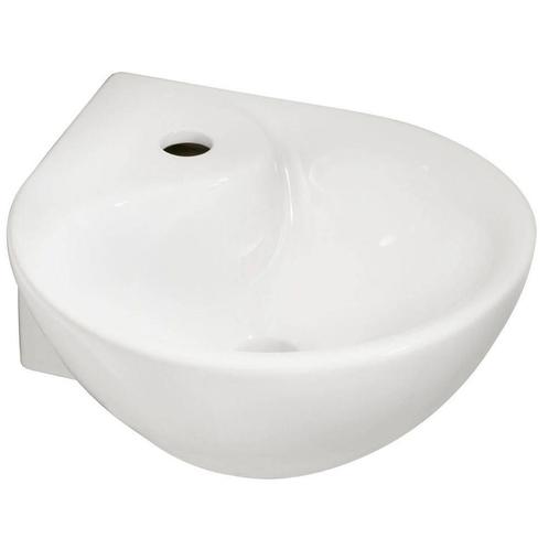 Kratos Keramische Hoek-Fontein 35X35X14,5 Cm Wit, Doe-het-zelf en Verbouw, Sanitair, Ophalen of Verzenden