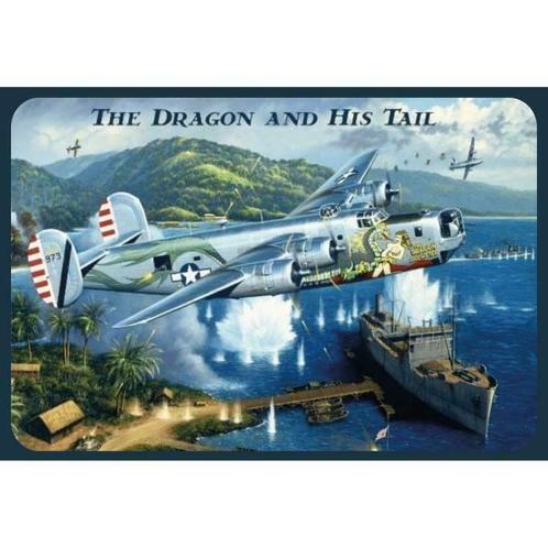 Wandbord Vliegtuig - The Dragon And His Tail, Huis en Inrichting, Woonaccessoires | Wanddecoraties, Nieuw