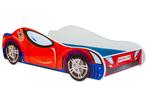 Veilig Spiderman auto peuterbed 140x70 cm - inclusief matras, Ophalen of Verzenden, Nieuw