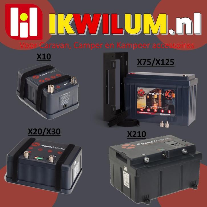 PowerXtreme Lithium accus altijd scherp geprijsd!, Caravans en Kamperen, Caravan accessoires, Nieuw, Ophalen of Verzenden