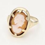 Ring - 14 karaat Geel goud - Camee, Sieraden, Tassen en Uiterlijk, Ringen, Nieuw