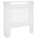 Witte Radiatorafdekking MDF – Modern Lattenontwerp met Plank, Huis en Inrichting, Verzenden, Nieuw