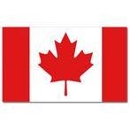 Gevelvlag/vlaggenmast vlag Canada 90 x 150 cm - Canada ver.., Ophalen of Verzenden, Nieuw