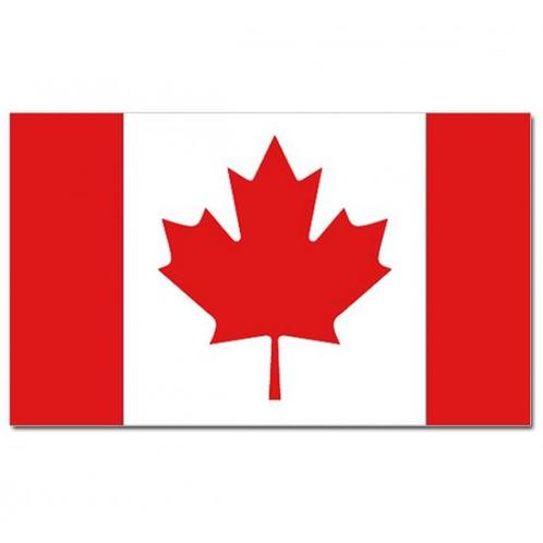 Gevelvlag/vlaggenmast vlag Canada 90 x 150 cm - Canada ver.., Hobby en Vrije tijd, Feestartikelen, Ophalen of Verzenden