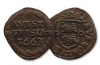 Duit West Friesland uit 1663, Postzegels en Munten, Munten en Bankbiljetten | Verzamelingen, Verzenden