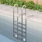 vidaXL Zwembadladder 54x38x211 cm 304 roestvrij staal, Tuin en Terras, Zwembad-toebehoren, Verzenden, Nieuw