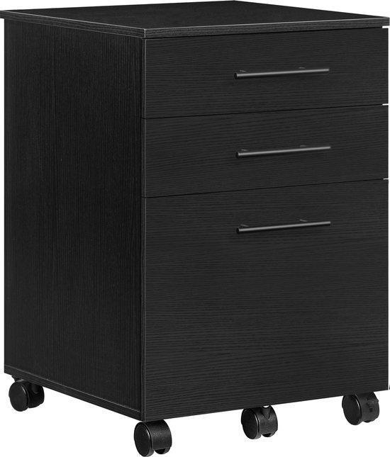 Ladeblok - Ladeblok Bureau-Zwart- 40 x 40 x 57.5 cm, Huis en Inrichting, Kasten | Ladekasten, 3 of 4 laden, 50 tot 75 cm, Nieuw