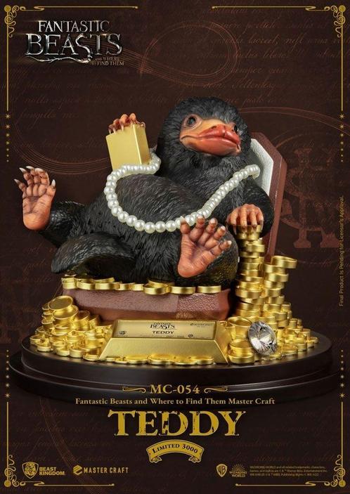 Fantastic Beasts Master Craft Statue Teddy 21 cm, Verzamelen, Harry Potter, Nieuw, Ophalen of Verzenden