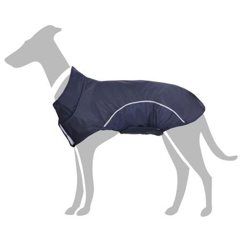 vidaXL Hondenregenjas met reflecterende strips polyester, Dieren en Toebehoren, Honden-accessoires, Nieuw, Verzenden