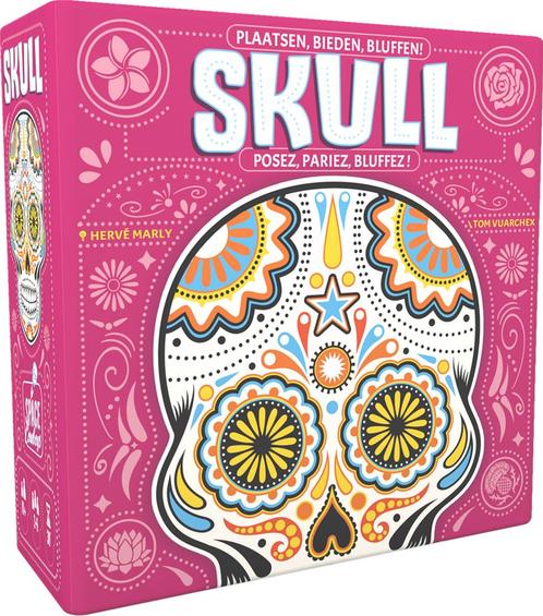 Skull - 2de Editie NL | Space Cowboys - Kaartspellen, Hobby en Vrije tijd, Gezelschapsspellen | Kaartspellen, Nieuw, Verzenden
