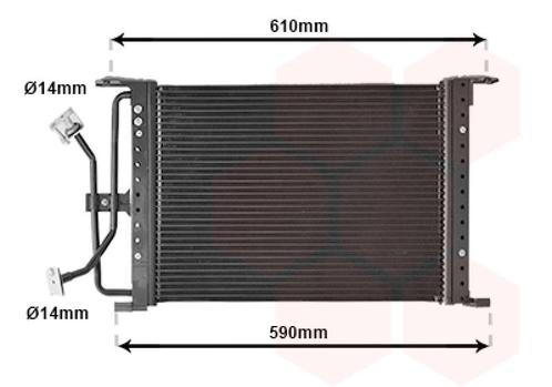 LUCHTCONDENSATOR VOOR FORD FIESTA IV 1995-1999 1101944, Auto-onderdelen, Airco en Verwarming, Nieuw, Ophalen of Verzenden