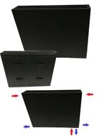 Mastas radiator vlak mat - zwart H60xB100 T22 2220Watt, Doe-het-zelf en Verbouw, Verwarming en Radiatoren, Hoog rendement (Hr)