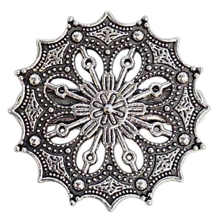 Fako Bijoux® - Vestsluiting Broche Rond - Vestclip - Ster -, Sieraden, Tassen en Uiterlijk, Broches, Verzenden