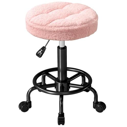 TRUUSK Rolkruk Hoogte Verstelbaar 50-66 cm - Draaibaar 360°, Huis en Inrichting, Krukjes, Nieuw, Verzenden