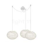 Umage Eos Cannonball Hanglamp 3-lichts, lampenkap wit/kabel, Huis en Inrichting, Verzenden, Nieuw