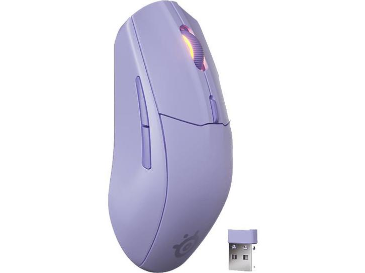 Steelseries -  Rival 3 Wireless Gen 2 Gamingmuis  - Lavender, Computers en Software, Muizen, Rechtshandig, Gaming muis, Draadloos